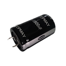 Snap-in haute fréquence basse impédance Aluminum Electrolytic Capacitor 105C